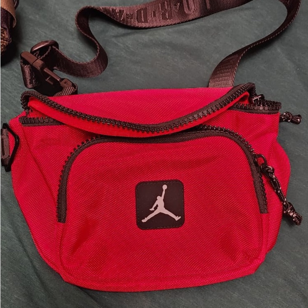 Jordan Bold Red Belt Bag